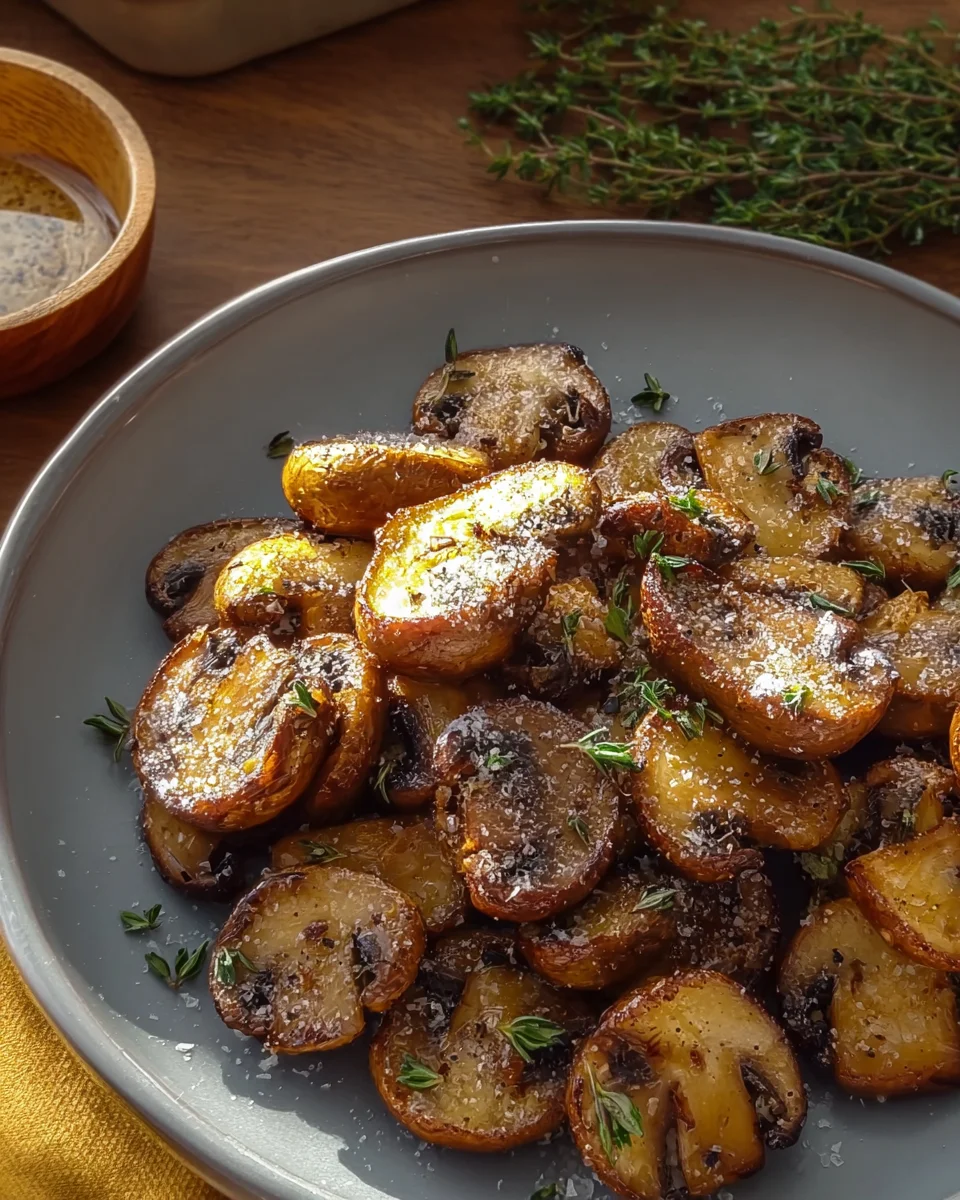 Airfryer Mushroom Recipe