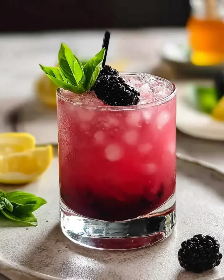 Blackberry Lemon Mocktail