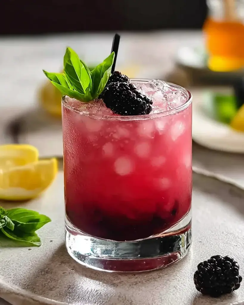 Blackberry Lemon Mocktail