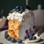 Blueberry Angel Food Cake