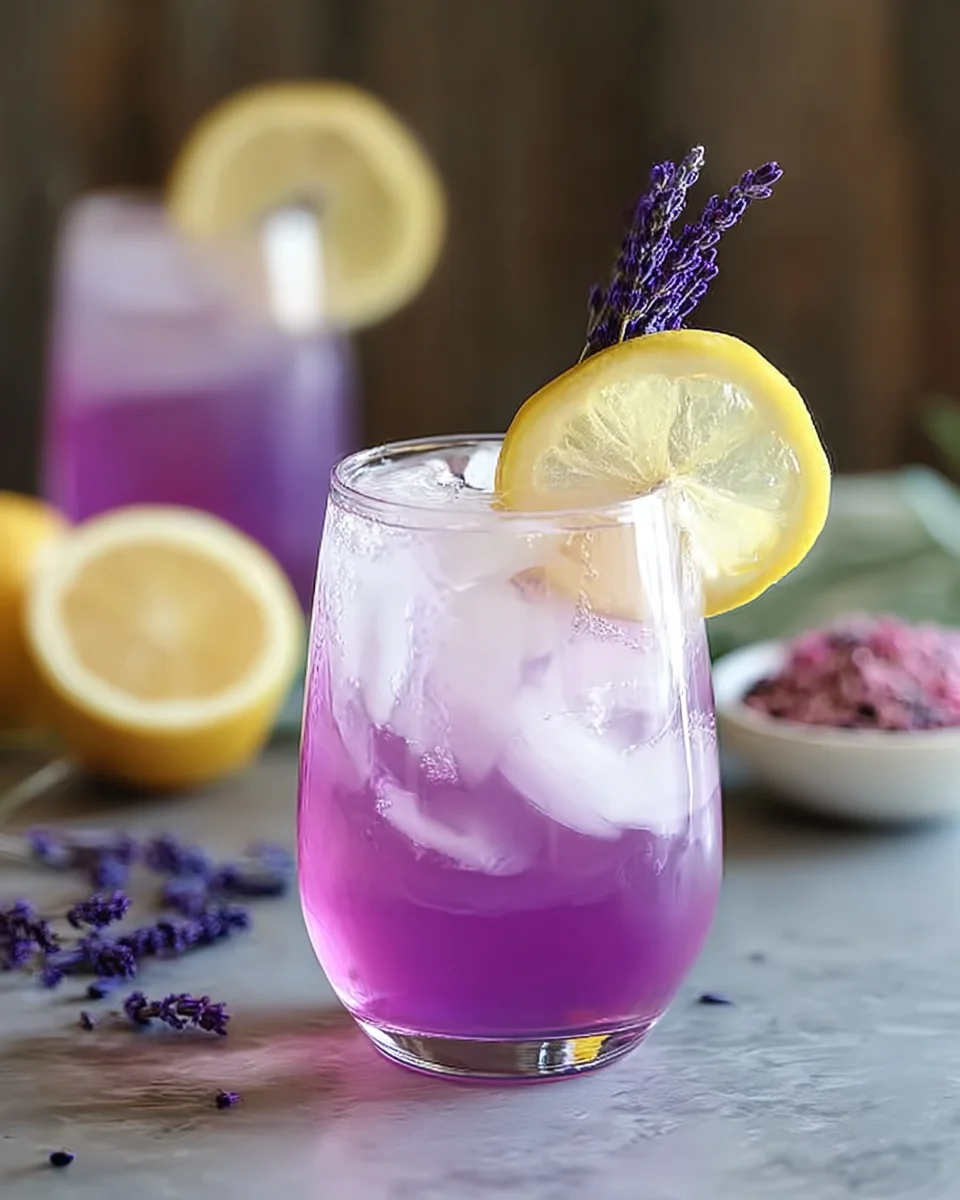 Coconut Lavender Lemonade Mocktail