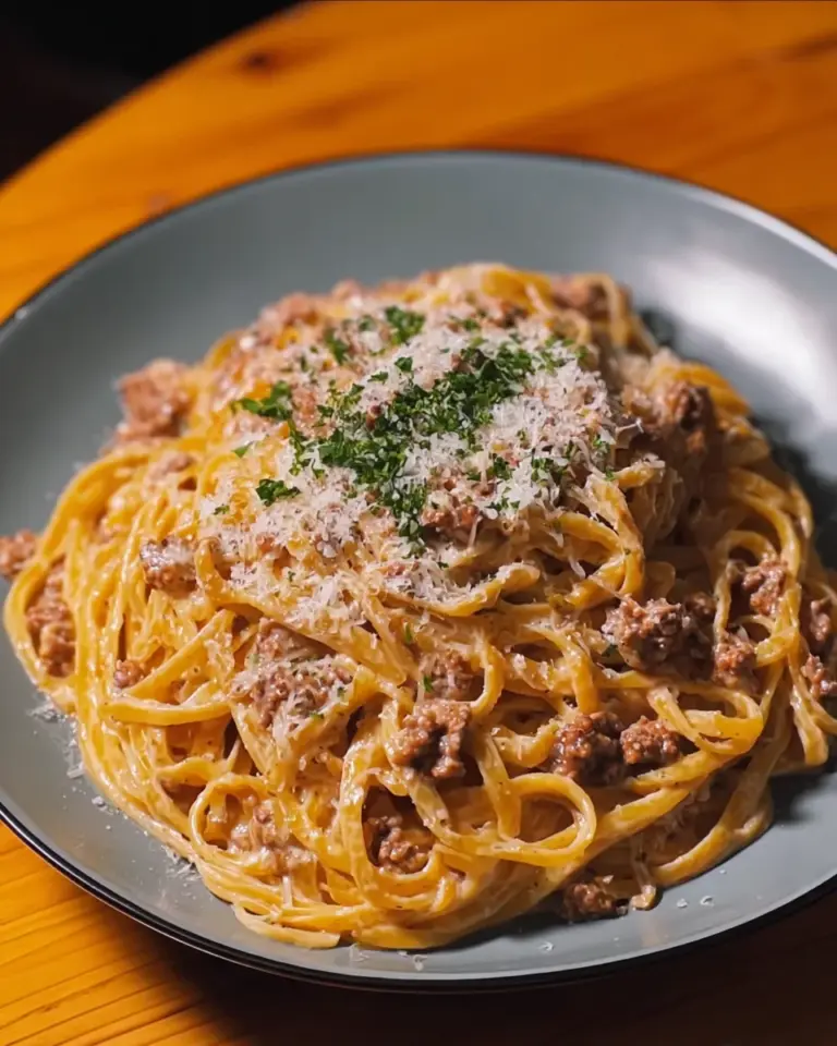 Creamy Beef Pasta