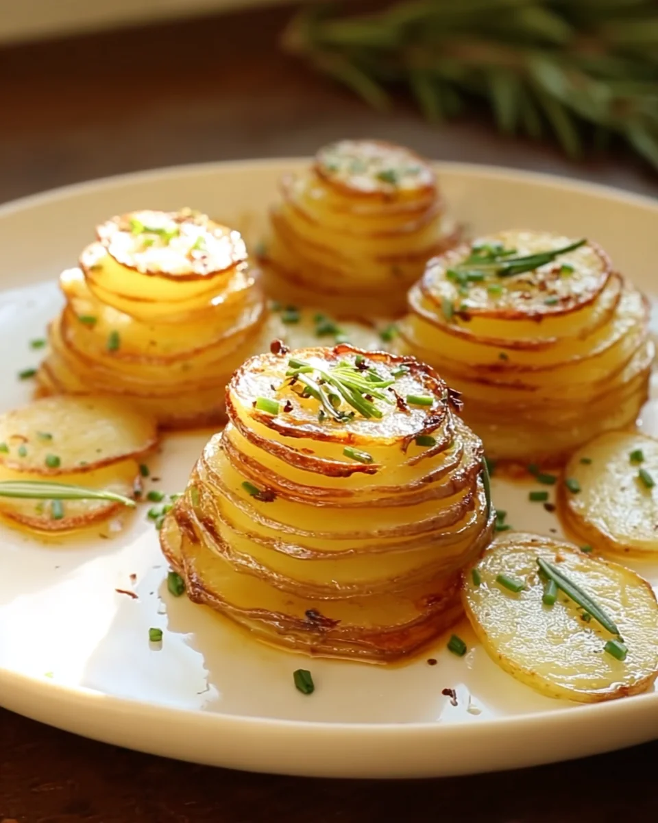 Crispy Potato Stacks