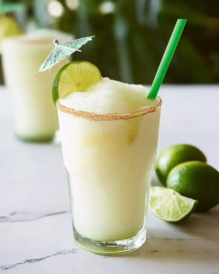 Frozen Limonada de Coco Colombian Lime and Coconut Drink