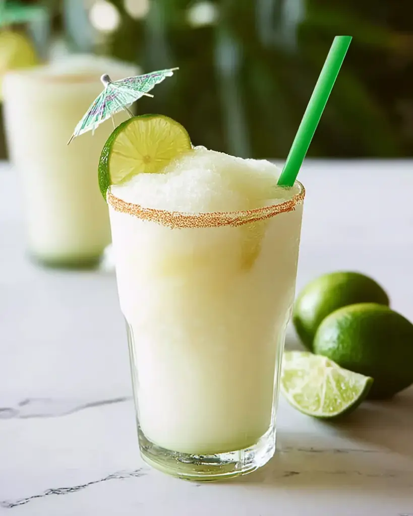 Frozen Limonada de Coco Colombian Lime and Coconut Drink