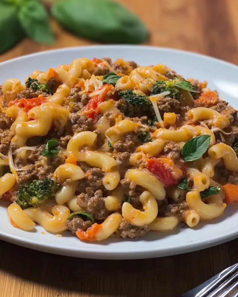 Healthy Mac and Beef