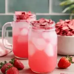 Healthy Pink Drink Strawberry Refresher