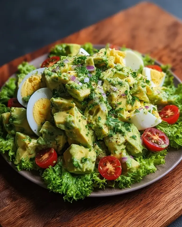 Keto Avocado Egg Salad
