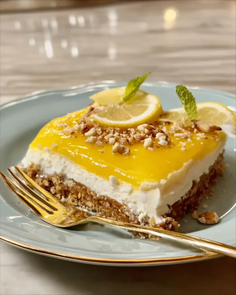 Lemon Pretzel Dessert