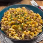 One-Pot Creamy Beef & Mac