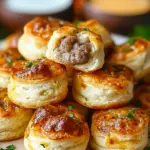 Sausage & Cream Cheese Biscuit Bites