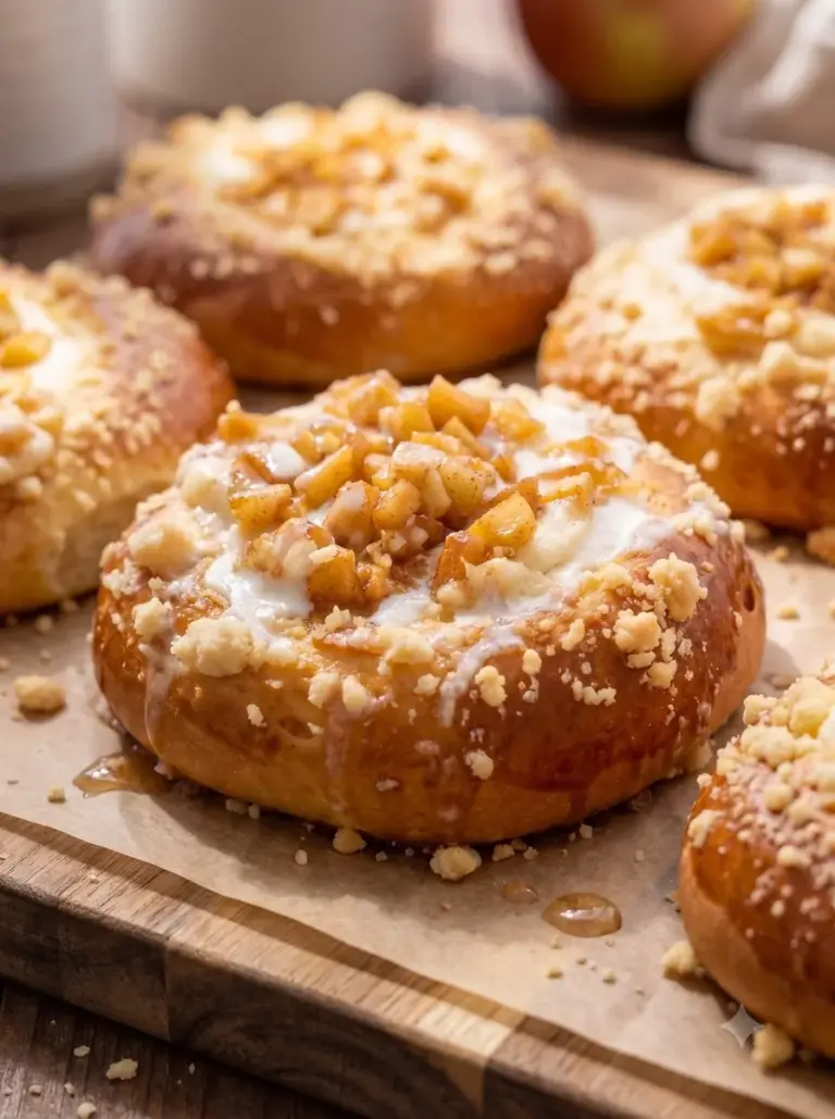 Apple Cream Cheese Buns