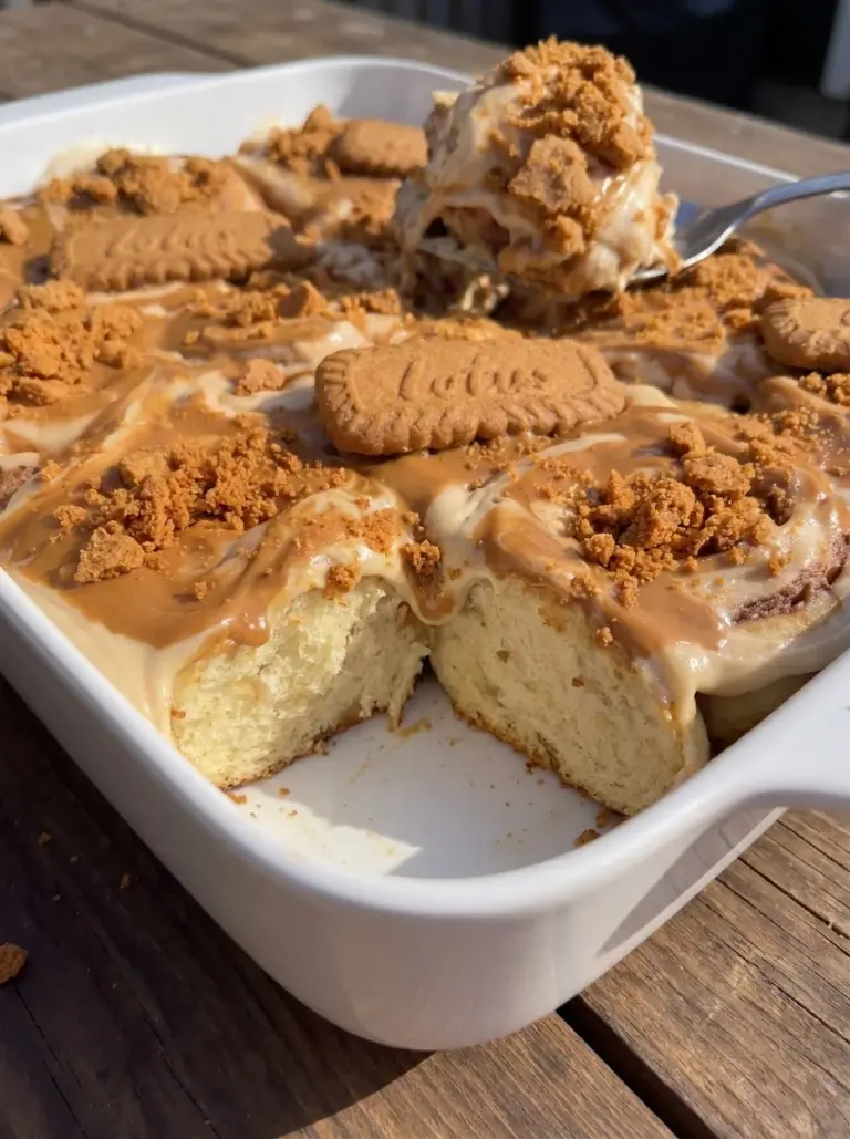 Biscoff Cinnamon Rolls