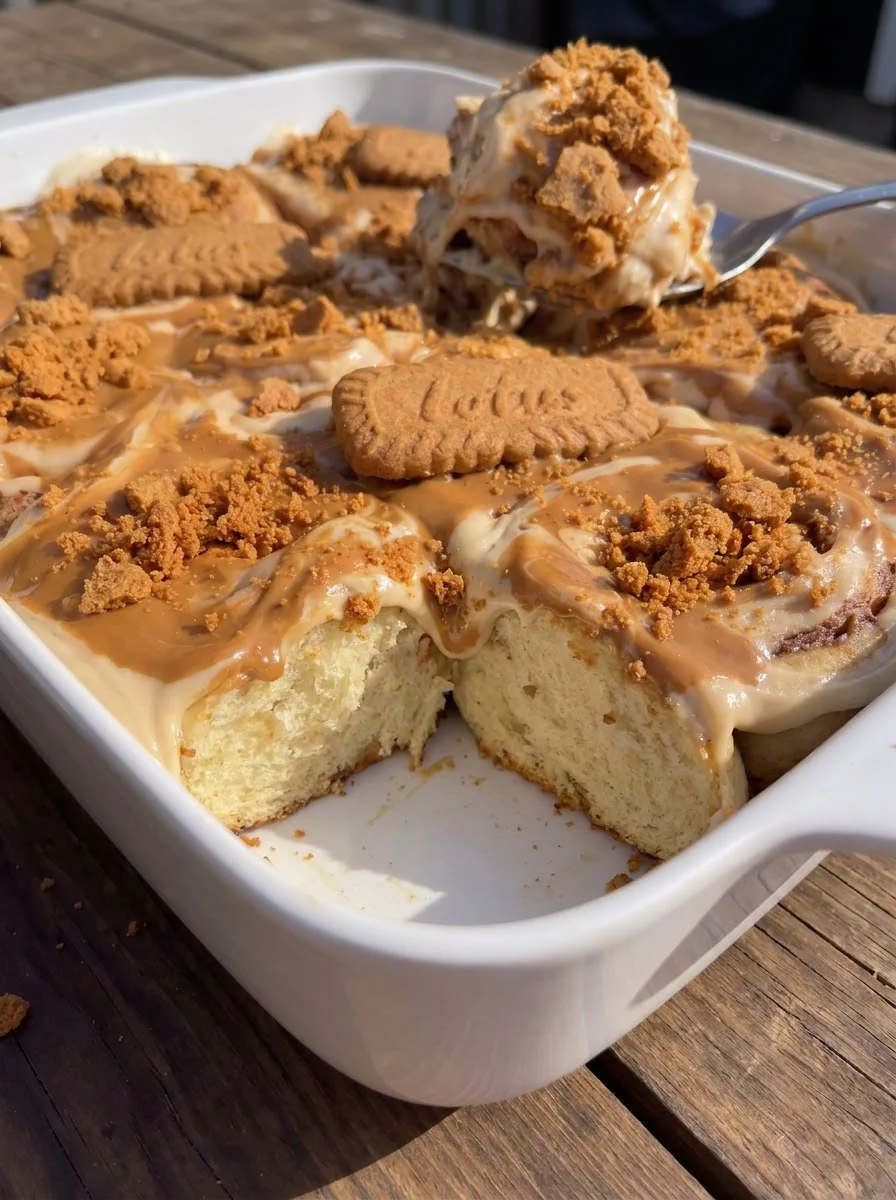 Biscoff Cinnamon Rolls
