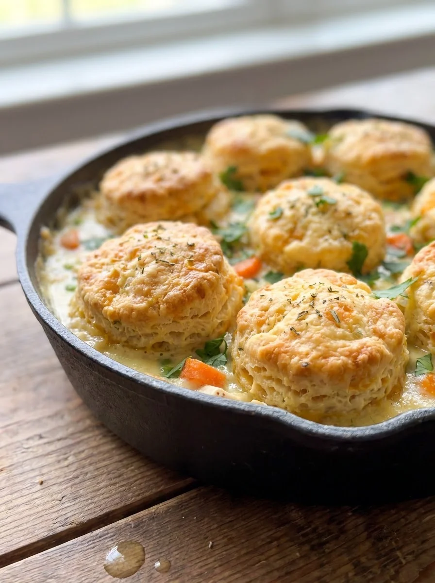 Cheddar Bay Chicken Pot Pie