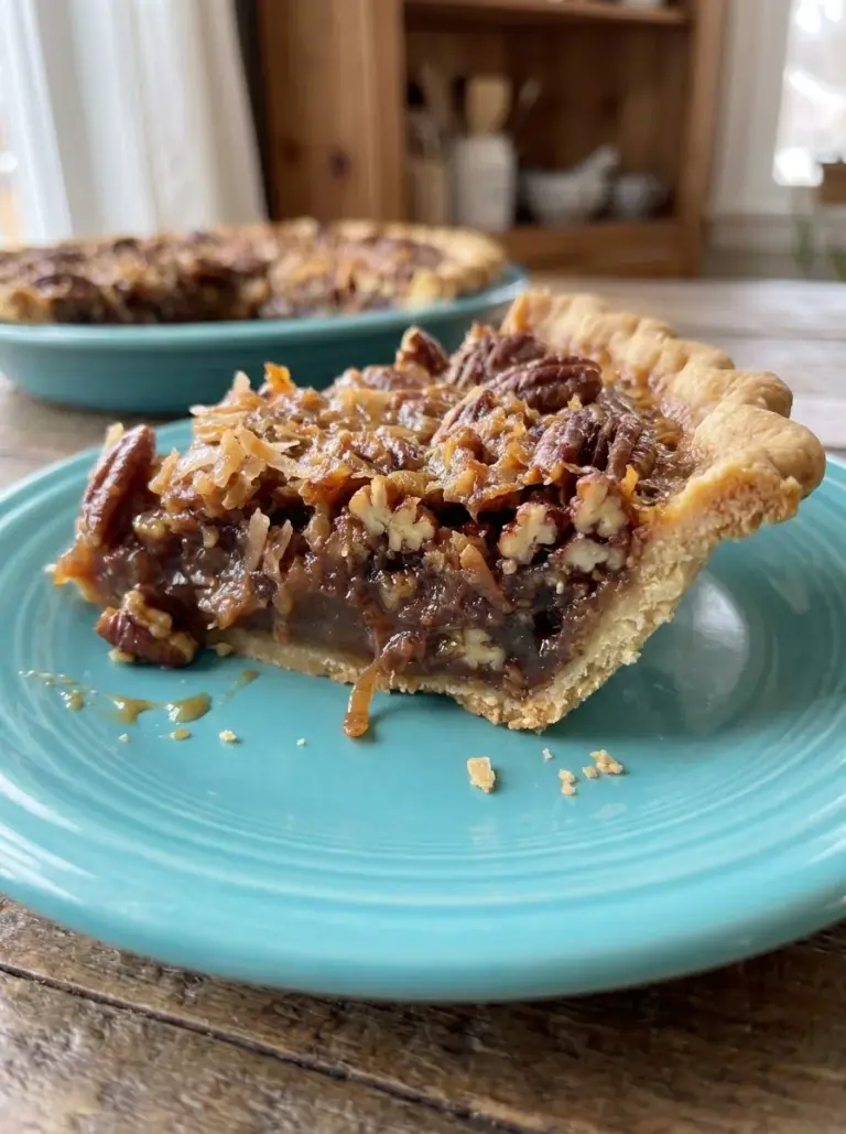 German Chocolate Pecan Pie