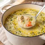 Lemon Chicken Orzo Soup