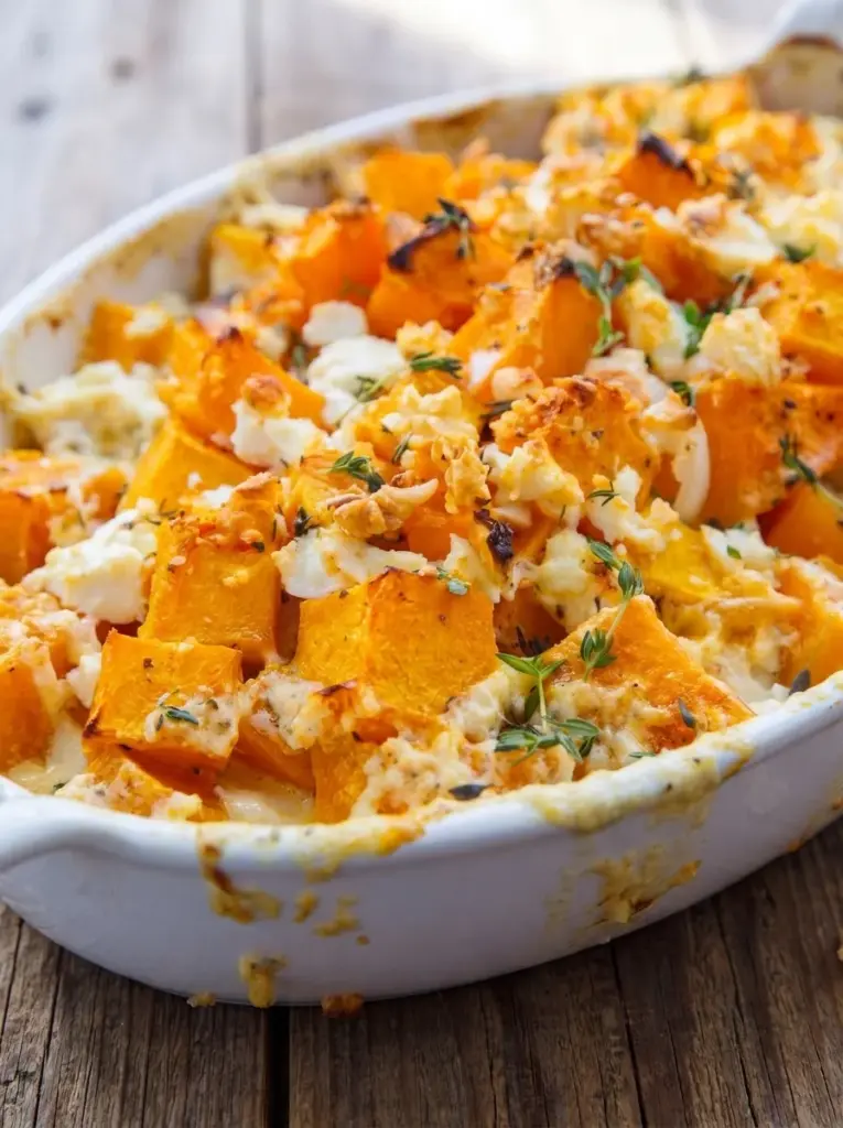 Roasted Butternut Squash Feta