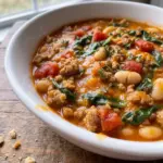 Sausage White Bean Tomato Stew