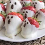 Spooky Strawberry Ghosts