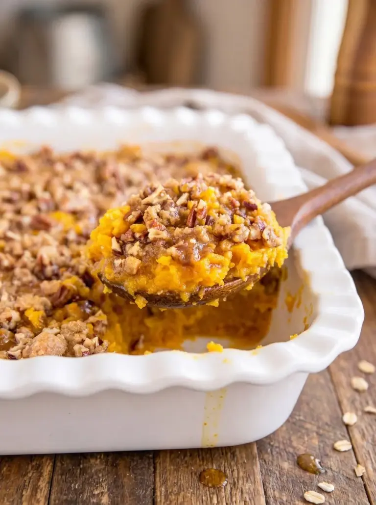 Sweet Butternut Squash Casserole