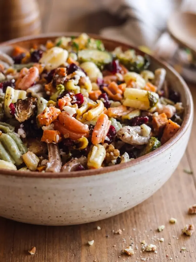 Cozy Vegan Fall Pasta Salad