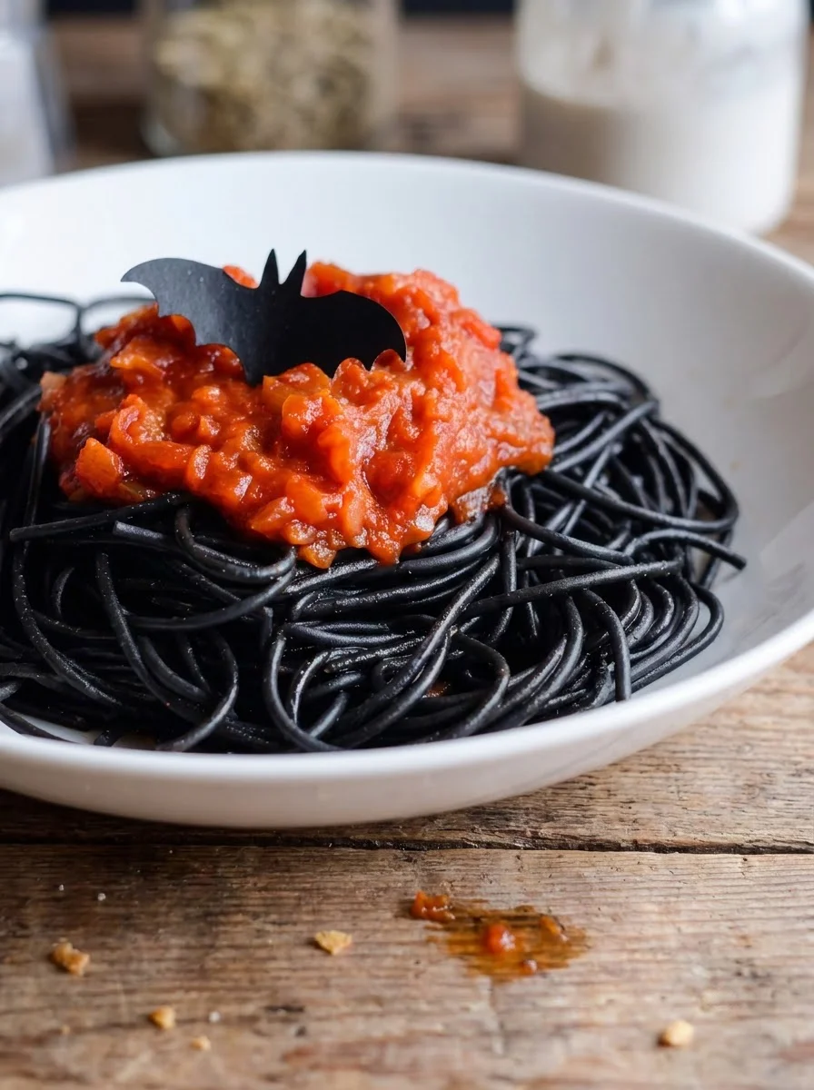 Halloween Black Spaghetti