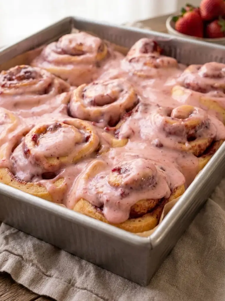 Fresh Strawberry Rolls