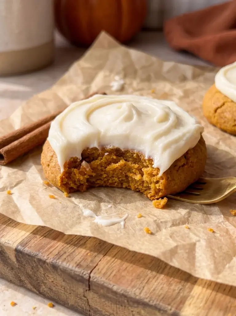 Frosted Pumpkin Cookies