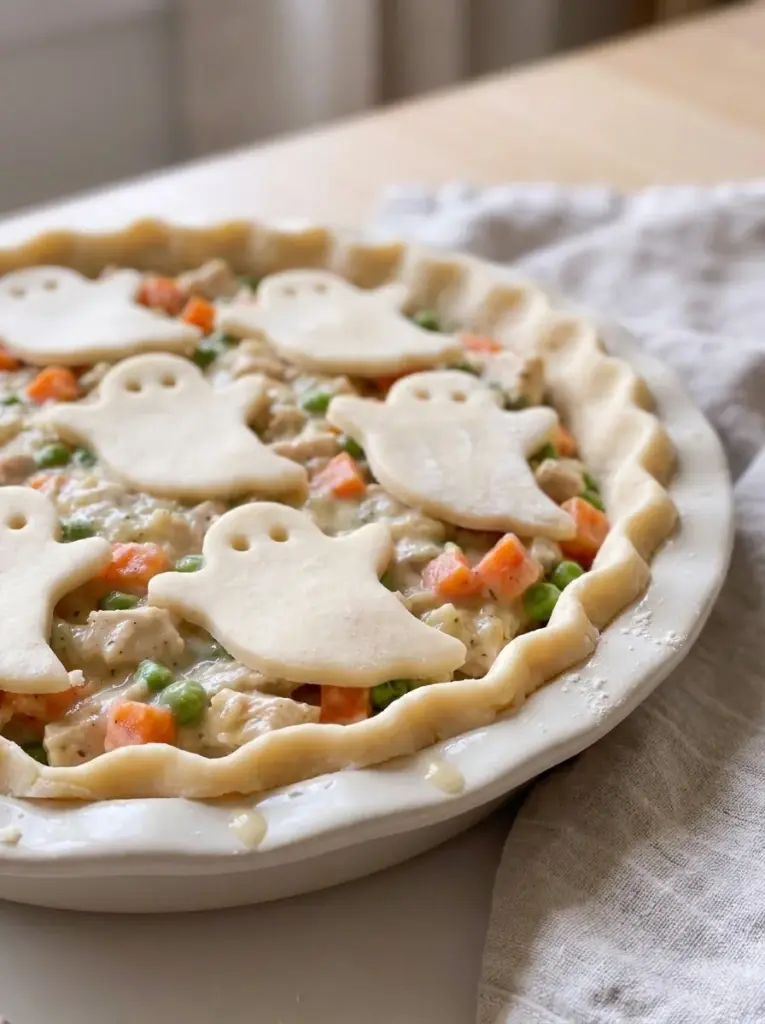 Ghost Chicken Pot Pie